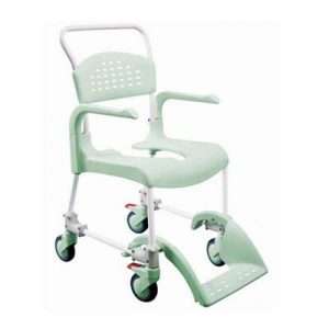 Commode toilet & shower chair with wheels – Code: EME – 142