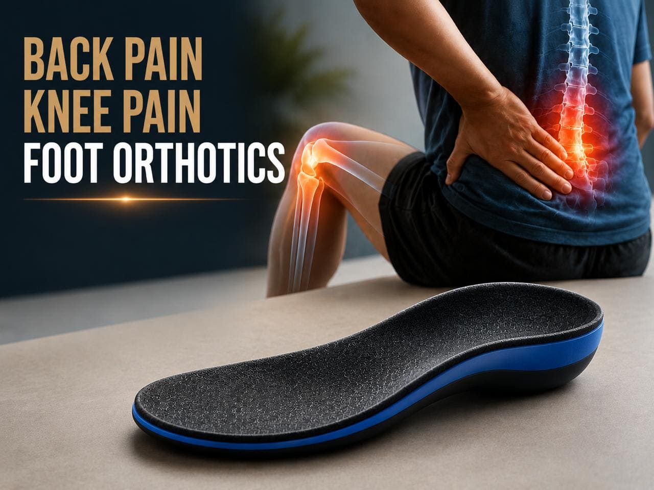 Back pain knee pain foot orthotics Dubai